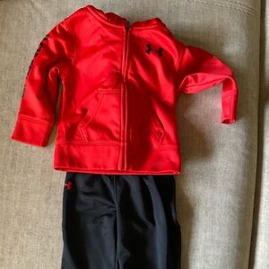 Under Armour boys 6-9month zip hoodie and pants